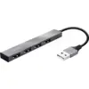 Image de Hub USB 2.0 Trust Halyx - 4 ports (Gris) #4POURCENT