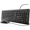 Image de Trust Primo, Câble, USB, Commutateur à membrane, QWERTY, Noir, Souris incluse
