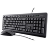 Image de Trust Primo clavier Souris incluse Bureau USB AZERTY Français Noir - Neuf