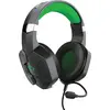 Image de Trust GXT 323X Carus Casque Avec fil Arceau Jouer Noir, Vert