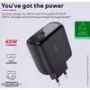 Image de Maxo Chargeur USB-C de 65W, 75% à Partir de ux Recyclés, Chargeur Rapide avec Câble USB-C de 2m, Adaptateur Secteur pour iPhone, iPad, Samsung Galaxy, Smartphones, Tablets - Neuf