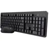 Image de Trust Ody II, sans fil, RF sans fil, commutateur à membrane, AZERTY, noir, souris incluse