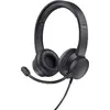 Image de Trust HS-150 Casque Avec fil Arceau Bureau/Centre d'appels Noir
