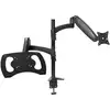 Image de TRUST Modèle du produit : Support écran et ordinateur portable à fixer Mara 32' (2x8kg max) - Neuf