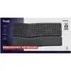 Image de TRUST Clavier sans fil KEYRA ergonomique Bluetooth - Neuf