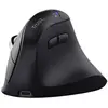 Image de Trust Vyran, Pour droitiers, Design vertical, Optique, Sans fil RF + Bluetooth, 4800 DPI, Noir
