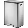 Image de EKO - Ecocasa 2 Poubelle à pédale pour le recyclage 20+20 litres - Acier inoxydable Polypropylène - Acier inoxydable mat