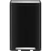 Image de EKO - X-Cube Poubelle à pédale 30 litres - Steel Stainless steel Polypropylene - noir, inox mat