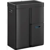 Image de EKO - Mirage Plus Sensor Recycler Abfalleimer 30+15+15 Liter - Acier peint par poudrage Plastique - Schwarz