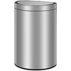 Image de Eko - Poubelle À Capteur Mirage Demi-ronde 47 Litres - Stainless Steel - Inox Mat
