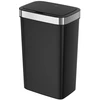 Image de Eko - Poubelle À Capteur Hana Deluxe 50 Litres - Premium Resin Rvs - Noir