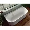 Image de Baignoire murale en solid surface RIHO VALOR Back2Wall 180x80x56 cm