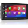 Image de Caliber Autoradio Apple CarPlay - écran tactile 7" - Kabelloses CarPlay - Bluetooth - DAB+ - USB-Ladegerät - Freisprechfunktion - 2-DIN Multimedia Autoradio - 4 x 100 Watt - Android-Mirroring-Funktion (RMD901DAB-CP)