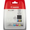 Image de Canon CLI-551 C/M/Y/BK Multipack - 4 packs - Noir, Jaune, Cyan, Magenta - original - réservoir d'encre - pour PIXMA iP8750, iX6850, MG5550, MG5650, MG5655, MG6450, MG6650, MG7150, MG7550, MX725, MX925