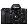 Image de Canon EOS M50 + EF-M 15-45mm f/3.5-6.3 IS STM Kit Kit d'appareil-photo SLR 24,1 MP CMOS 6000 x 4000 pixels Noir - Neuf
