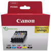 Image de Pack de 5 cartouches d'encre d'origine Canon PGI580/CLI581 - 2078C007 - Neuf