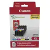 Image de Cartouches d'encre Canon CLI-551XL Multipack 4 couleurs avec papier photo - Neuf