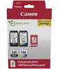Image de Canon PG-545/CL-546 Pack de 2 Cartouches d'Encre Originales + 50 Feuilles de Papier Photo - 8287B008 - Neuf