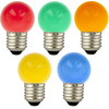 Image de Ampoule À Led - E27 - 1w - Multicolore - G45 - Lot De 5 - Bailey 143753