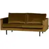 Image de Bepurehome - Canapé 2,5 Places 190x86x85 Cm En Velours Marron - Tarvo