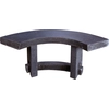 Image de Banc pour bol à feu - L 46 x l 112,5 x H 45,5 cm - Noir