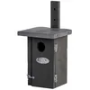 Image de Nichoir Pour Roitelet - L 13,5 X L 11,4 X H 25,2 Cm - Anthracite - Livraison Gratuite