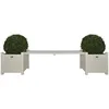 Image de Esschert Design - Banc Planteurs - L 40 X L 188 X H 40,2 Cm - Blanc - Livraison Gratuite