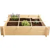 Image de Esschert Design Jardin Mètres carrés de bois ; B1012