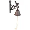 Image de Cloche Murale En Fonte Avec Animal Décoratif Oiseau