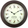 Image de Esschert Design - Horloge Murale Chants Des Oiseaux