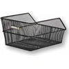 Image de Basil 11177 Panier arrière Cento S cartable 31,5x21,5x17cm, mailles serrées, noir