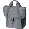 Image de Basil Sacoche individuelle Go Single grey melee avec bandes réfléchissantes 16 L., grise