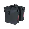 Image de Sacoche vélo double Soho aurore boréale 41 litres noir - 18076