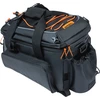 Image de Basil Sacoche porte-bagages 'Miles XL Pro', Tarpaulin, 9-36 litres, noir/orange
