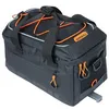 Image de Basil Miles Tarpaulin MIK Sacoche de Porte-Bagages étanche avec système MIK verrouillable, 7 l, Noir/Orange, idéale pour Les randonnées et Le Quotidien en occasion ou reconditionné
