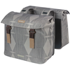 Image de Basil Sacoche double Elegance chateau taupe Taille 16x40x38 cm 40-49ltr.