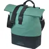 Image de BASIL porte-bagages- vélo-shopper "Cove MIK Hooks", vert argenté/noir