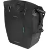 Image de BASIL Sacoche de rangement individuelle pour vélo Rivo M MIK Hooks, noir