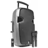 Image de Vonyx SPJ-PA915 Enceinte Sono Portable avec Micros sans Fil - 700W Max, Bluetooth, USB/SD/MP3, Boomer 15", Batterie Intégrée, Poignée, Emplacement pour Pied de Fixation, Enceinte Légère et Robuste en occasion ou reconditionné