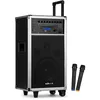 Image de Vonyx ST100 MK2 Système Sono Portable 8" Bluetooth/CD/MP3, Enceinte Active 8", Puissance 250W, Deux Micros Main UHF sans-Fil et Un Micro Filaire, Batterie Intégrée en occasion ou reconditionné