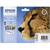 Image de Pack de cartouches d'origine Epson T0715 Bk+C+M+Y - C13T07154020 [Ml-7.4][Pag-240] - Neuf