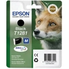 Image de Epson T1281 - 5,9 ml - Noir - original - Blister - Cartouche d'encre - pour Stylus S22, SX130, SX230, SX235, SX430, SX435, SX438, SX440, SX445, Stylus Office BX305 (C13T12814011)