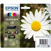 Image de Epson 18 Multipack - pack de 4 - noir, jaune, cyan, magenta - original - sous blister - cartouche d'encre - pour Expression Home XP-212, 215, 225, 312, 315, 322, 325, 412, 415, 422, 425 (C13T18064010)