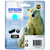 Image de Epson 26XL - Taille XL - cyan - original - cartouche d'encre - pour Expression Photo XP-760, Expression Premium XP-510, 520, 615, 620, 625, 710, 720, 810, 820 (C13T26324010)