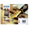 Image de Pack de cartouches d'origine Epson 16Xl Bk+C+M+Y - C13T16364010 [Ml-12.9][Pag-500] - Neuf