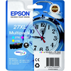 Image de Epson DURABrite Multipack (3 couleurs) T 27 XL T 2705 - pour Epson WorkForce 3620DWF, 3640TWF, 7100DTW, 7610DWF, 7620TWF (C13T27154010)