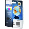 Image de Epson SINGLEPACK COLOUR 267 INK CART RS BLISTER PCK (WITH RF+AM TAGS) (C13T26704020)