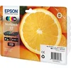 Image de Epson 33 Multipack - pack de 5 - noir, jaune, cyan, magenta, photo noir - original - sous blister - cartouche d'encre - pour Expression Home XP-635, 830, Expression Premium XP-530, 540, 630, 635, 640, 645, 830, 900 (C13T33374010)