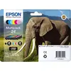 Image de Epson 24 Multipack - pack de 6 - 29.1 ml - noir, jaune, cyan, magenta, magenta clair, cyan clair - original - sous blister