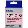 Image de Epson LK-4PBK ruban d'étiquette Noir sur rose